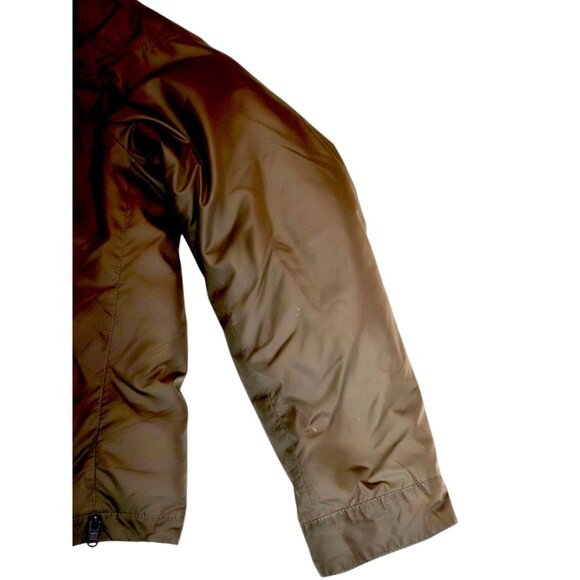 Kent & Curwen Nylon Zip Jacket XXL Brown England Minimalist Old Money - Picture 6 of 11